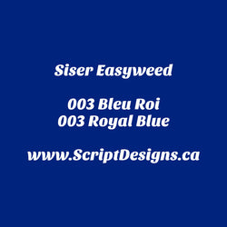 03 Royal Blue - Siser EasyWeed HTV