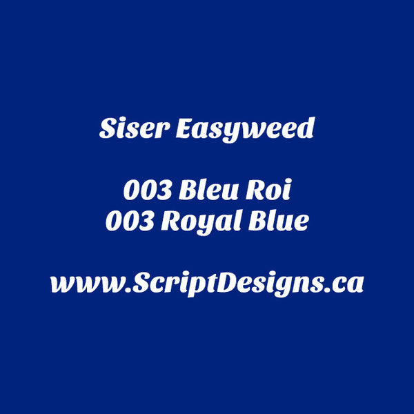 03 Bleu Royal - Siser EasyWeed HTV