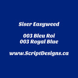 03 Bleu Royal - Siser EasyWeed HTV