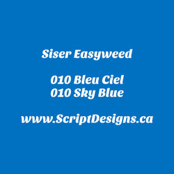 10 Sky Blue - Siser EasyWeed HTV