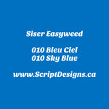 10 Sky Blue - Siser EasyWeed HTV