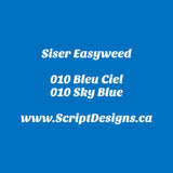 10 Bleu Ciel - Siser EasyWeed HTV