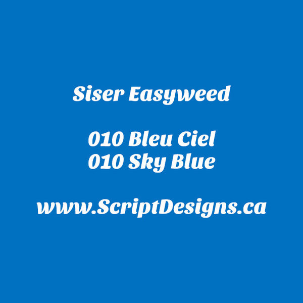 10 Bleu Ciel - Siser EasyWeed HTV