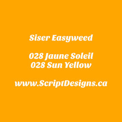 28 Sun Yellow - Siser EasyWeed HTV