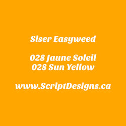 28 Jaune Soleil - Siser EasyWeed HTV