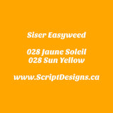 28 Sun Yellow - Siser EasyWeed HTV