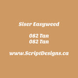 82 Tan - Siser EasyWeed HTV