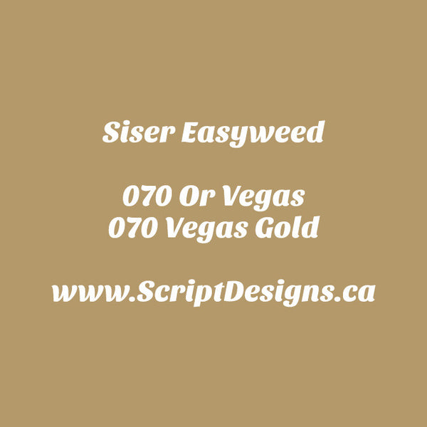 70 Vegas Gold - Siser EasyWeed HTV