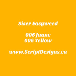 06 Jaune - Siser EasyWeed HTV