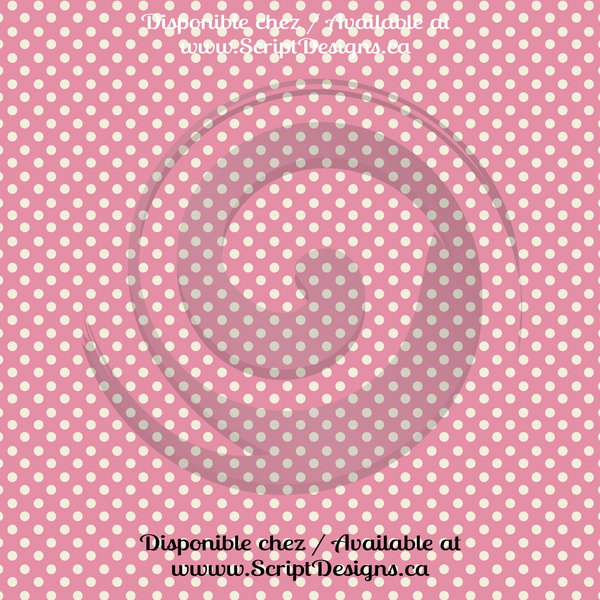 Floral Pink - Patterned Adhesive Vinyl  (12 Designs) - ScriptDesigns - 10