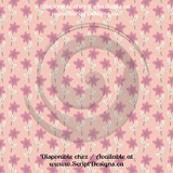 Floral Pink - Patterned Adhesive Vinyl  (12 Designs) - ScriptDesigns - 12