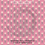 Floral Pink - Patterned Adhesive Vinyl  (12 Designs) - ScriptDesigns - 5