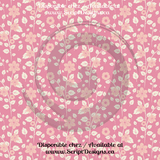 Floral Pink - Patterned Adhesive Vinyl  (12 Designs) - ScriptDesigns - 8