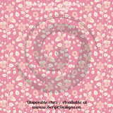 Floral Pink - Patterned HTV (12 Designs) - ScriptDesigns - 8