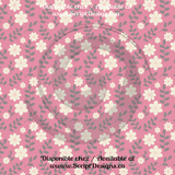 Floral Pink - Patterned Adhesive Vinyl  (12 Designs) - ScriptDesigns - 9