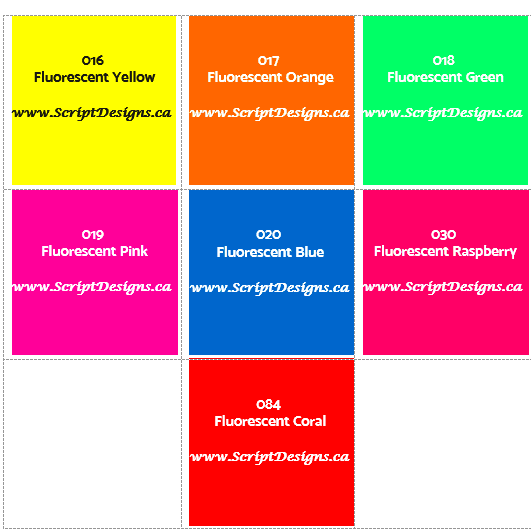 16 Fluorescent Yellow - Siser EasyWeed HTV - ScriptDesigns - 3