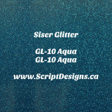 GL-10 Aqua - Siser Paillettes HTV