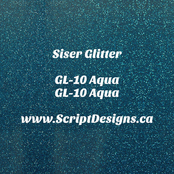 GL-10 Aqua - Siser Paillettes HTV