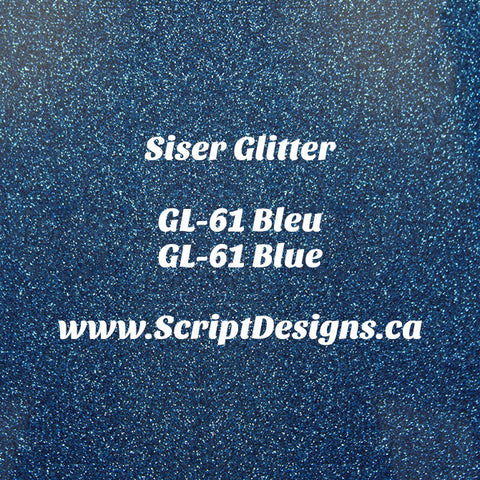 GL-61 Blue - Siser Glitter HTV