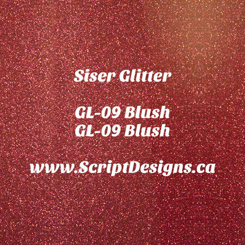 GL-09 Blush - Siser Glitter HTV