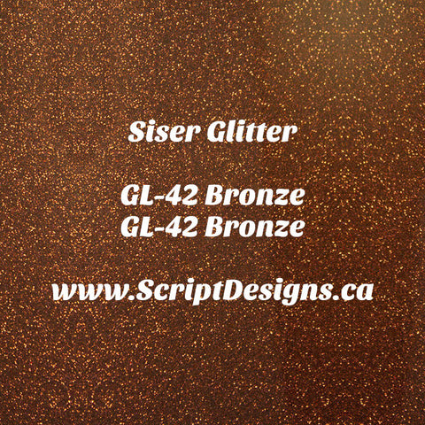GL-42 Bronze - Siser Glitter HTV