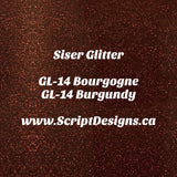 GL-14 Bordeaux - Siser Glitter HTV 