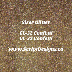 GL-32 Confetti - Siser Glitter HTV