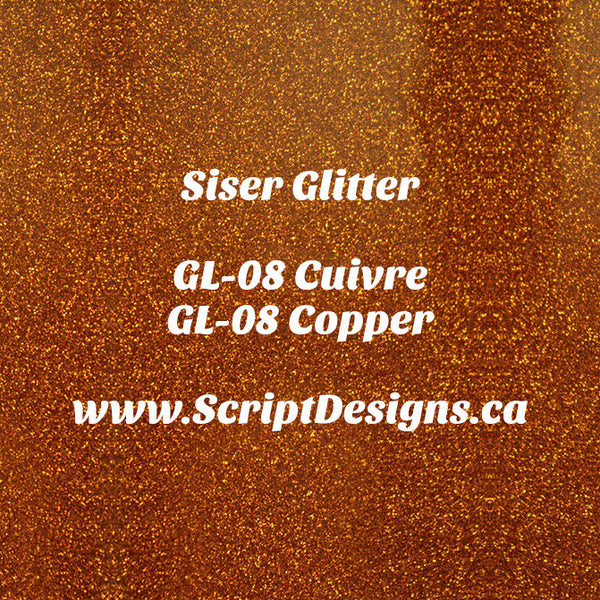 GL-08 Cuivre - Siser Glitter HTV