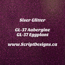 GL-37 Aubergine - Siser Glitter HTV