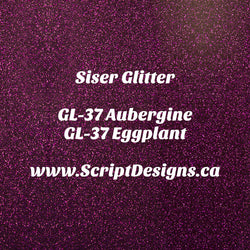GL-37 Eggplant - Siser Glitter HTV