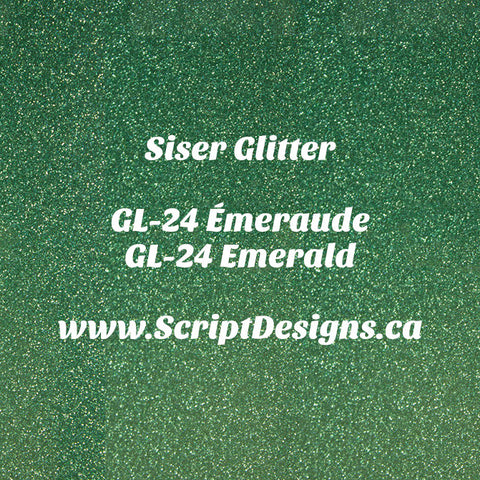 GL-24 Emerald - Siser Glitter HTV