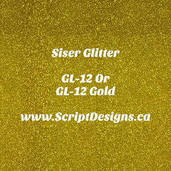 GL-12 Or - Siser Glitter HTV