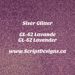 GL-62 Lavande - Siser Glitter HTV