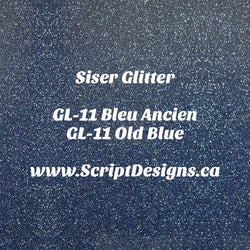 GL-11 Vieux Bleu - Siser Glitter HTV