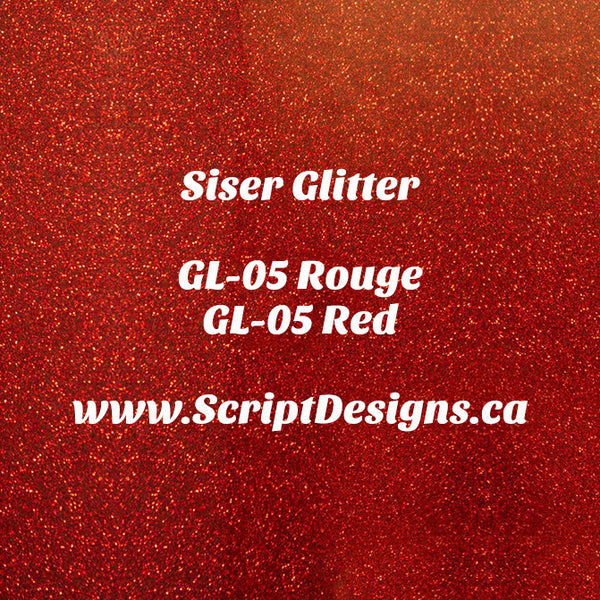 GL-05 Rouge - Siser Glitter HTV