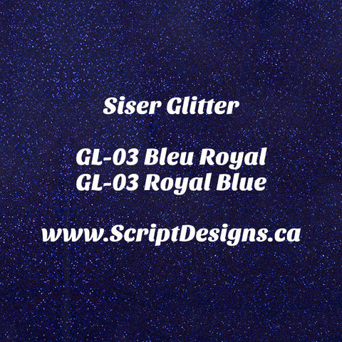 GL-03 Royal Blue - Siser Glitter HTV