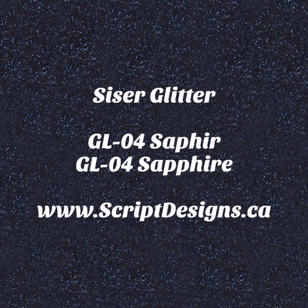 GL-04 Saphir - Siser Glitter HTV