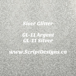 GL-13 Argent - Siser Glitter HTV