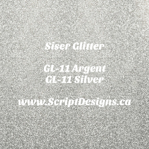 GL-13 Silver - Siser Glitter HTV