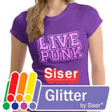 GL-75 Néon Violet / Mauve Néon - Siser Glitter HTV 