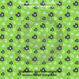 Green Floral - Patterned HTV (12 Designs) - ScriptDesigns - 3