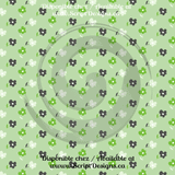 Green Floral - Patterned Adhesive Vinyl  (12 Designs) - ScriptDesigns - 5