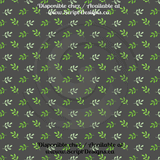 Green Floral - Patterned HTV (12 Designs) - ScriptDesigns - 9
