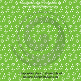 Green Floral - Patterned Adhesive Vinyl  (12 Designs) - ScriptDesigns - 12