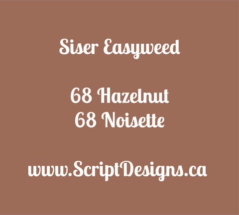 68 Hazelnut - Siser EasyWeed HTV