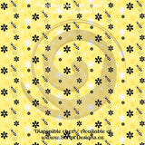 Honey Bee - Patterned Adhesive Vinyl  (12 Different designs available)