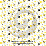 Honey Bee - Patterned HTV  (12 Different designs available)