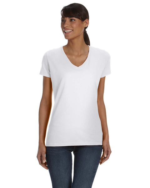 Fruit of the Loom Ladies' 8.3 oz./lin. yd. HD Cotton™ V-Neck T-Shirt
