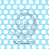 Vinyle adhésif à gros motifs Dots (20 couleurs différentes disponibles) 