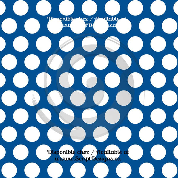Dots Large - HTV à motifs (20 couleurs différentes disponibles)